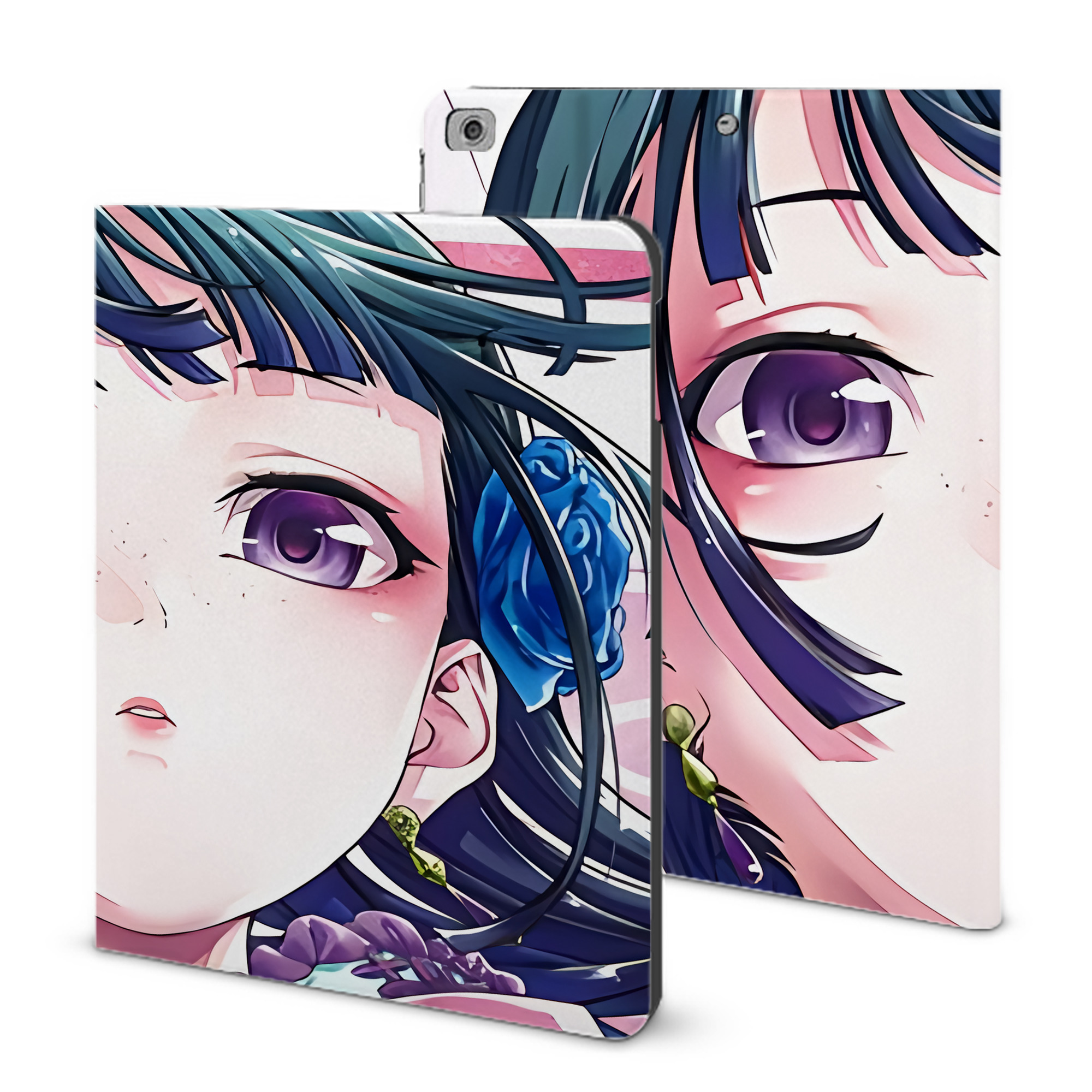 （画像用） 薬屋のひとりごと The Apothecary Diaries IPad ケース ブック型 PUレザー TPU 耐衝撃 軽量 薄型 ペン収納なし 全面保護 IPad 各モデル対応